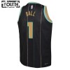 Dres Charlotte Hornets Lamelo Ball 1 Jordan 2022-23 City Edition Crno Swingman - Dječji
